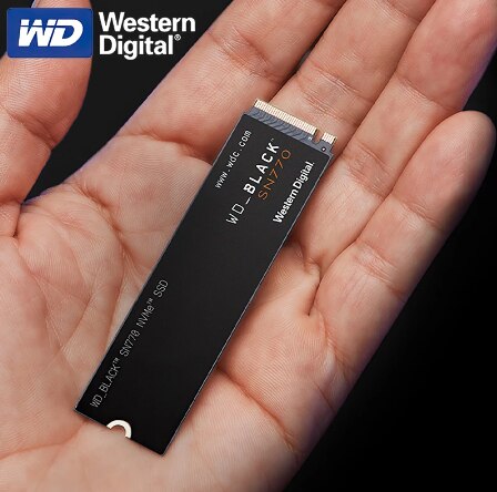 Western Digital WD BLACK SN770 NVMe SSD 500GB Internal Gaming Solid State Drive Gen4 PCIe M.2 2280 up to 5150 MB/s