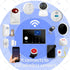 Tuya WIFI GSM Home Security Alarm System Support Temperature Humidity 433MHz Burglar Host Smart Life App Control Alexa Google