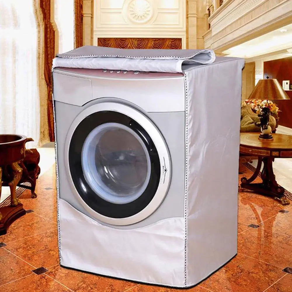 Sunscreen Dust Proof Cover Washing Machine Cover Waterproof Case Washing Machine Protective Dust Front Load Wash Dryer 4 sizes