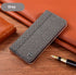 Business Cloth Leather Case for Meizu 18 17 16T 16Xs 16s Pro 16 X 16th Plus Flip Cover Phone Protective Shell