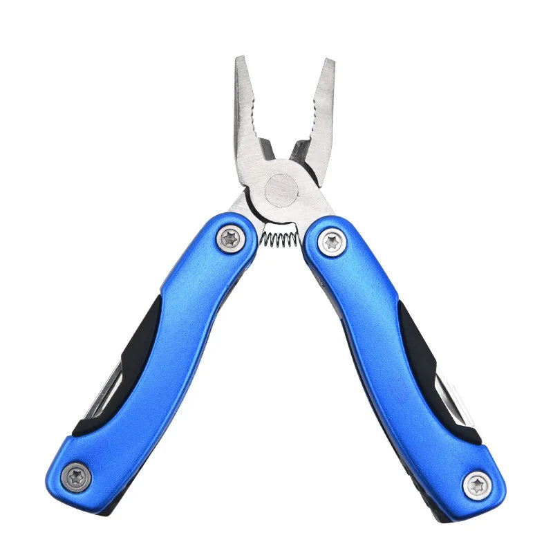 Pocket Mini Pliers Knife Screwdriver Folding Small Multitool Opener Nail File Precision Pliers Hand Tools Outdoor Emergency Tool