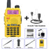 BaoFeng UV 5R Walkie-Talkie Portable FM cb Radio Stations Transceiver Wireless Set Dualband Long Range Two Way Radio For Hunting