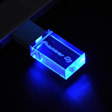Colorful LED USB Flash Drive 128GB Custom Logo High Speed Writing Reading Memory Stick Light Pioneer DJ Premium Pendrive 64GB