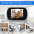 WSDCAM 2.8inch LCD Screen Video Doorbell Door Viewer Peephole Doorbell Night Vision Photo Digital Door Monitoring Door Camera