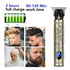 T9 Cordless Hair Finishing Beard Clipper for Men Electric Shaver Razors USB Men's Barber Machine Sex Tools Massage Gun Mijia