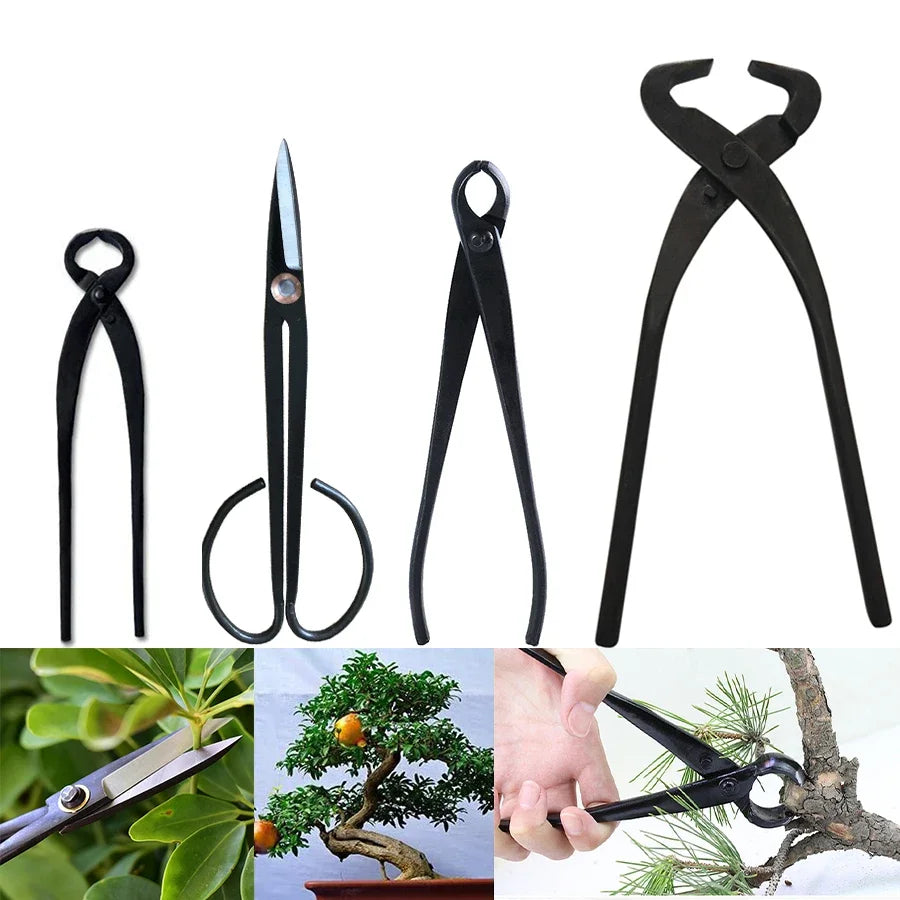 1pcs Professional Bonsai Knob Cutter Concave Edge Cutter Pliers Ball Shear Scissors Landscape Modeling Garden Bonsai Tools