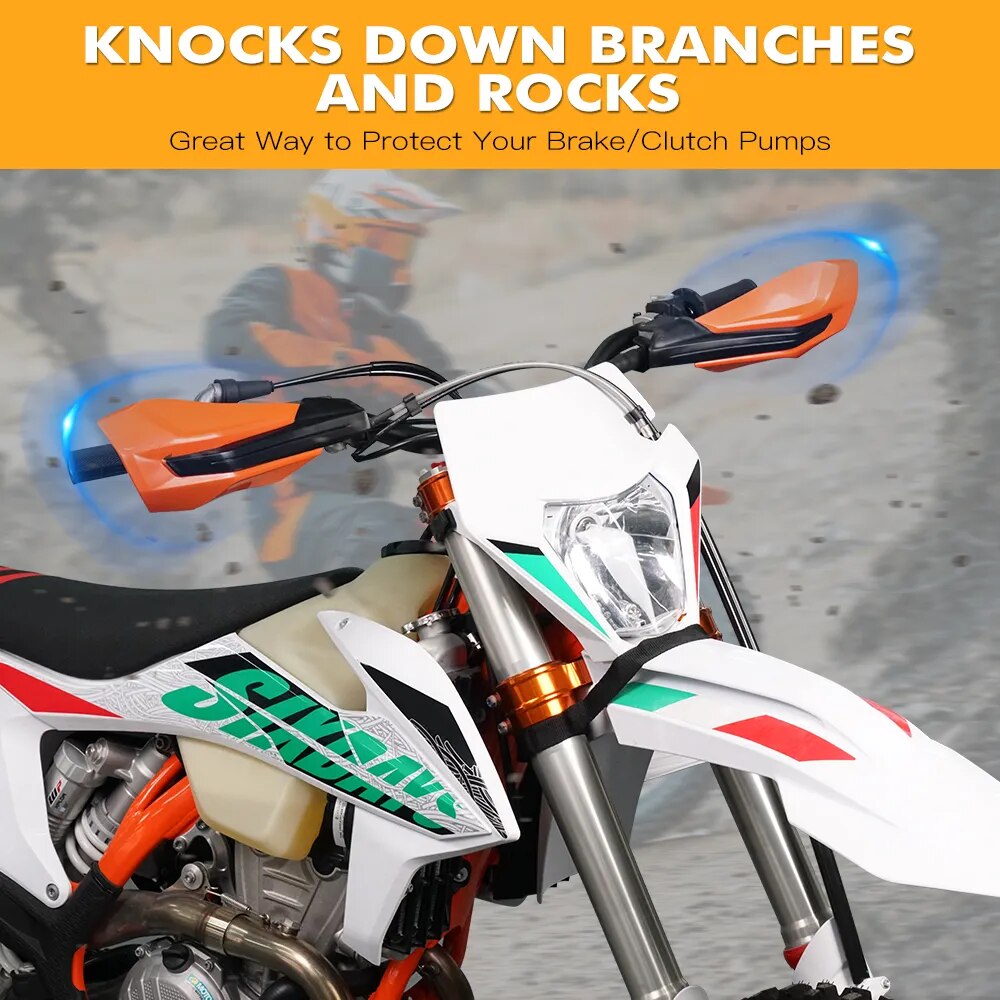 NICECNC Handlebar Guards Handguard Protector For KTM 125 200 250 300 350 400 450 500 EXC EXCF XC XCF XCW SX SXF TPi 6D 2014-2023