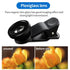 Fisheye Wide Angle Macro Acrylic Glass Lens Three in One Lens Mobile Phone External Lens