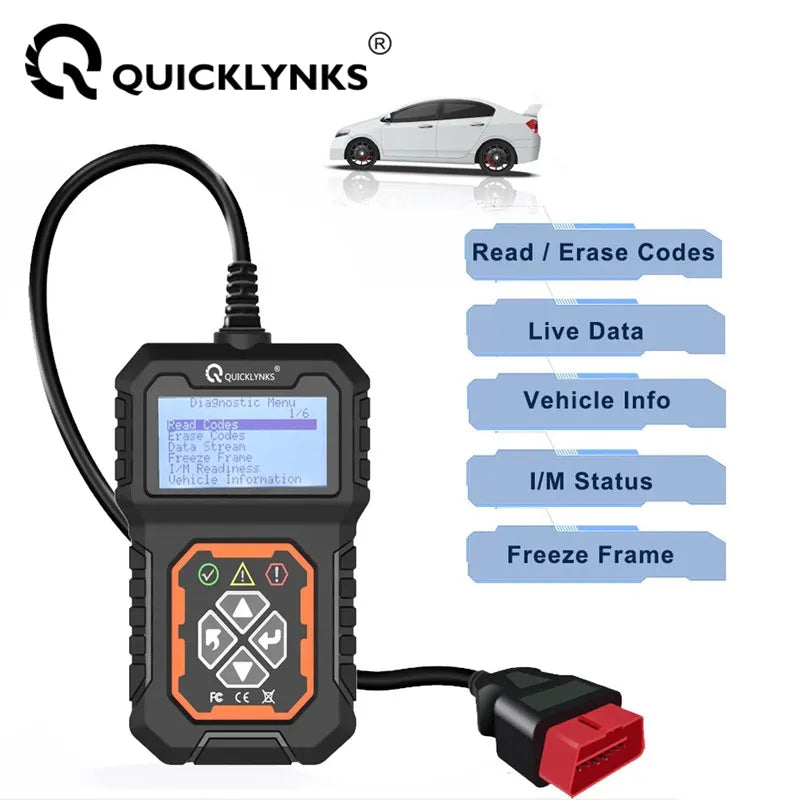 2022 QUICKLYNKS Newest Car Full OBD2/EOBD Diagnostic Tools Automotive Professional Code Reader OBD2 Scanner Portugal Polski T31