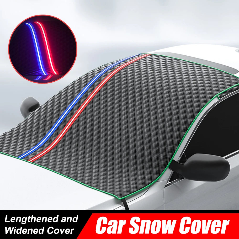 Car Snow Cover Windshield Protector Cover Outdoor Waterproof Winter Anti Ice Frost Freezing Cover Auto Exterior Accessories