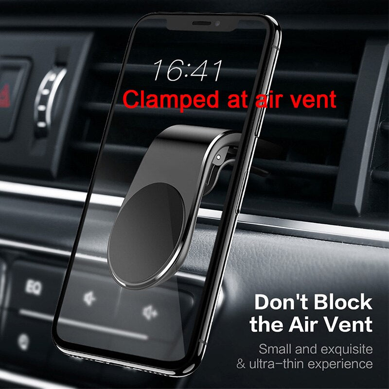 L shape Magnetic Phone Holder in Car Stand Magnet Cellphone Bracket Car Magnetic Holder for Phone for iPhone 12 Pro Max Samsung