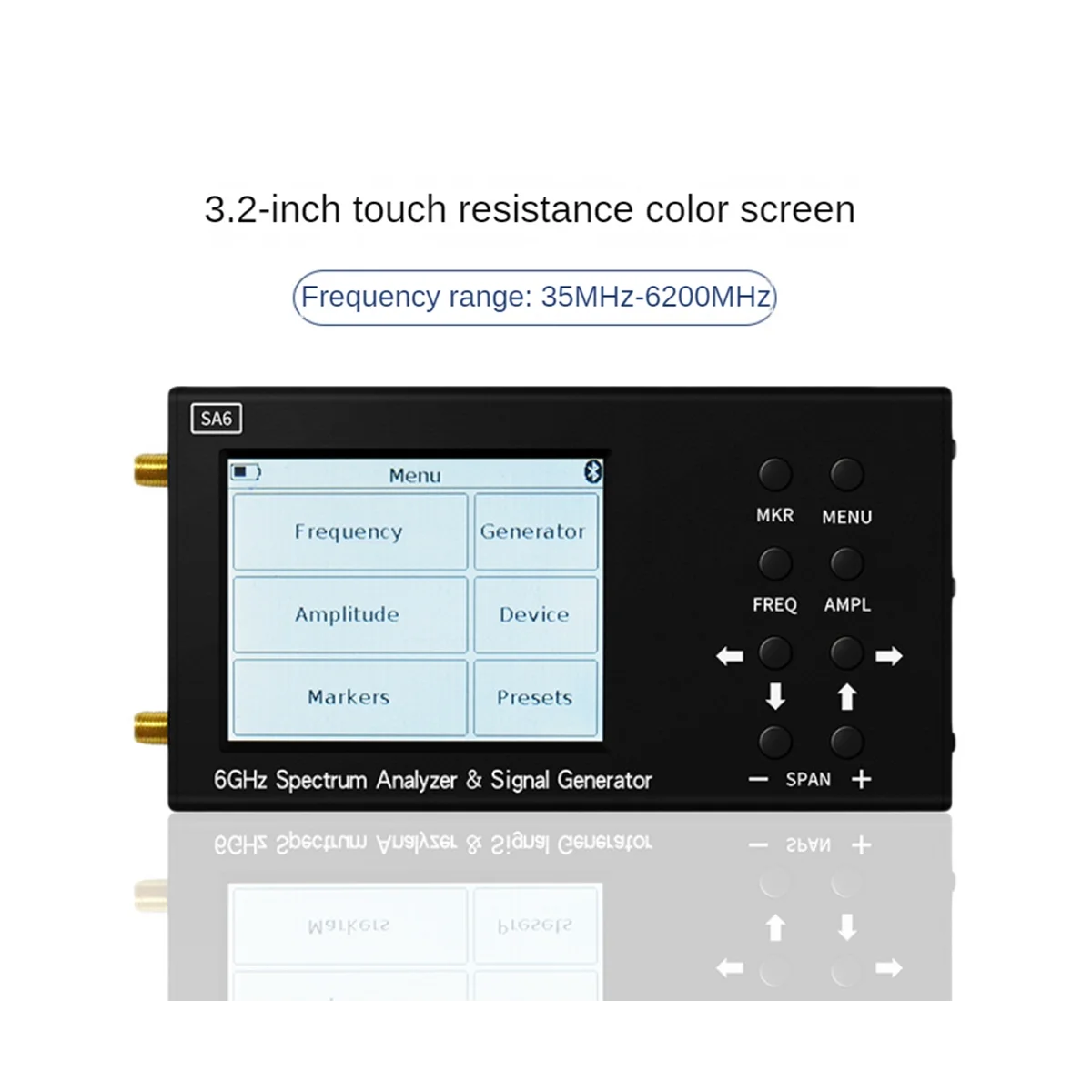 6G Portable Spectrum Analysis Instrument Wi-Fi Cdma Lab 35-6200Mhz Signal Tester Sa6