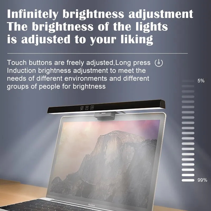 Computer Screen Clip Light Asymmetric Light Dormitory Eye Protection Desktop Computer Laptop Monitor Screen Hanging Light