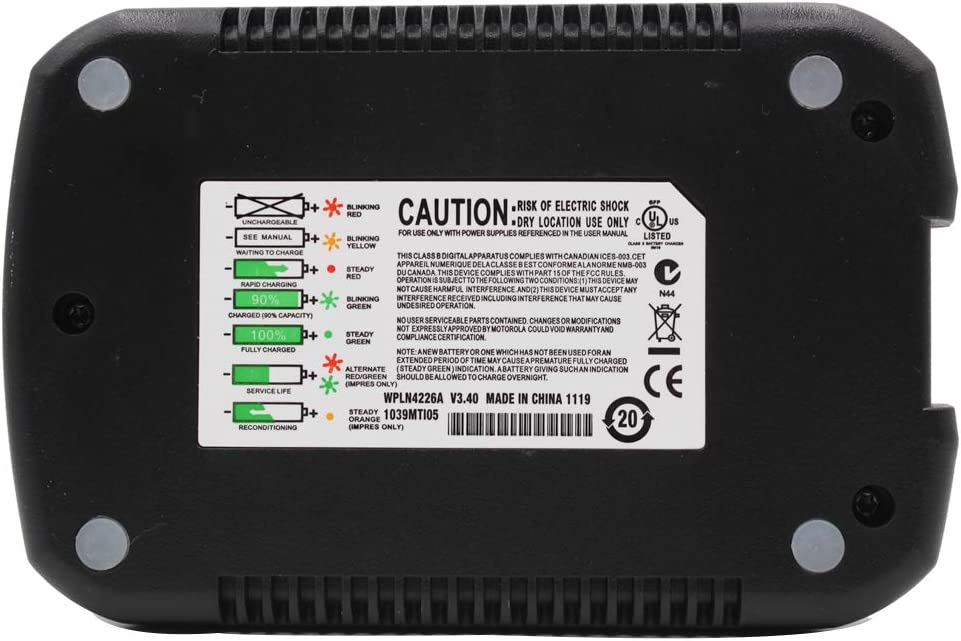 WPLN4232 Charger for Motorola XPR3300 XPR6550 XPR7550 XPR6500 XPR6580 XPR7350 XPR7580 XPR3500