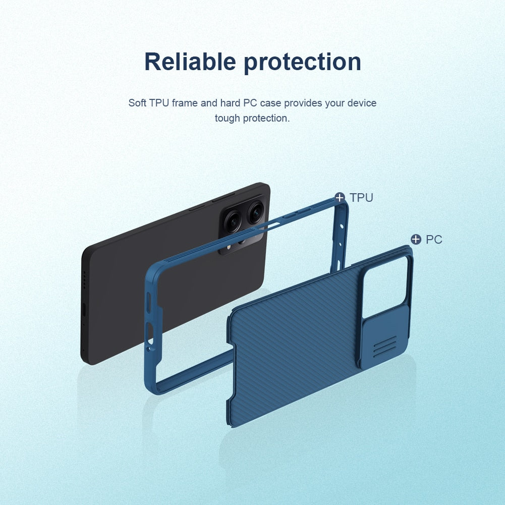 For Xiaomi Redmi Note 12 Pro plus 5G Case NILLKIN CamShield Pro Sliding Camera Protection Back Cover For Redmi Note 12/ 12 Pro