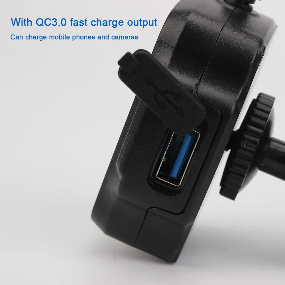 TPMS Motorcycle Tire Pressure Monitoring System With 2 Exteral Sensors Smart Tyre Alarm Kit Universal Motorbike Accessories