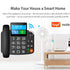 TES-6588 Mobile 4G GSM SIM Telephone Landline Wireless Card Phone Dual Card Standby Multi-Language Radio Fixed landline