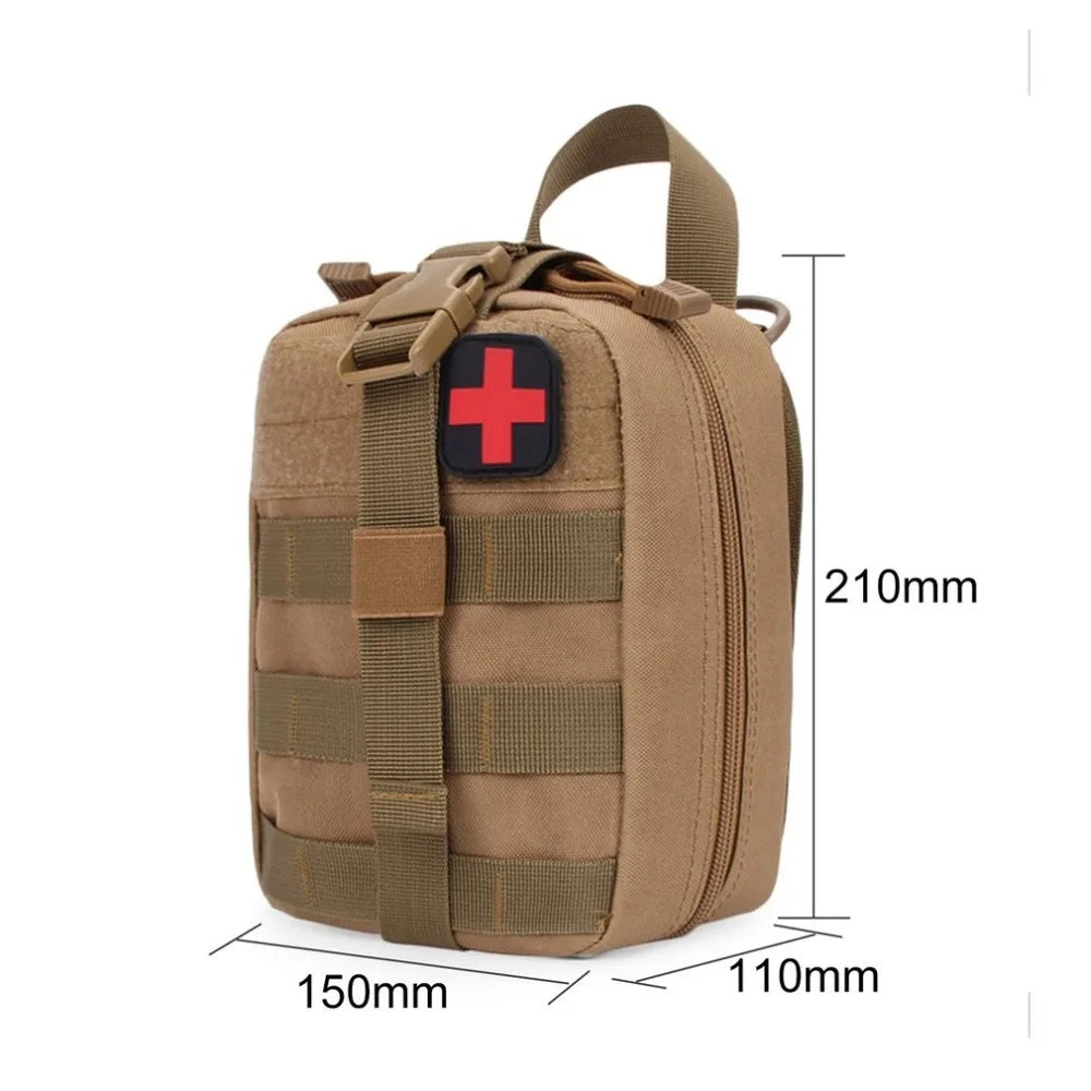 Tactical Bag Survival Pouch Outdoor Medical Box Large Size SOS Bag Tactical First Aid Bag Medical Kit Bag Molle EMT Emergency