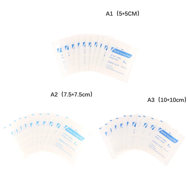 High Quality Sterile Gauze Pads Combine Pad Trauma Pad Wound Dressing For Outdoor Camp Tactical First Aid Kit Accessories