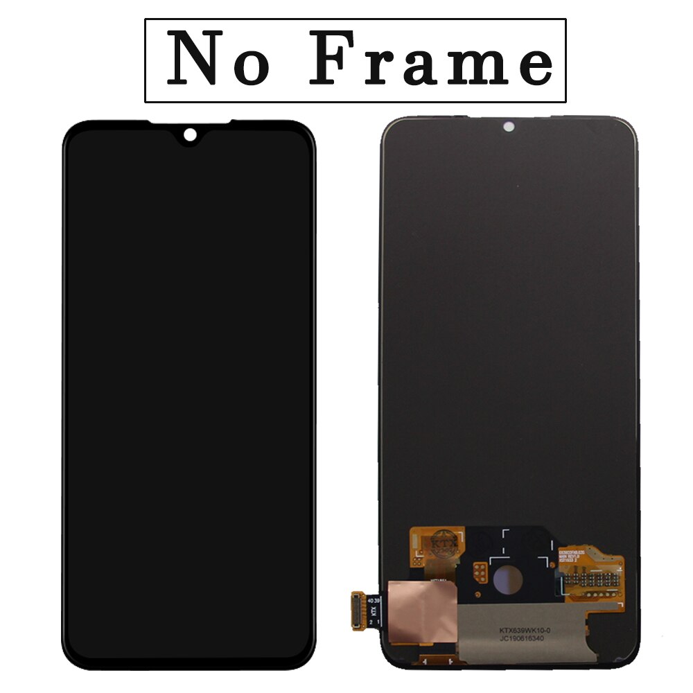6.39" Original With Frame For Xiaomi Mi 9 Lite LCD Display Touch Screen Digiziter Assembly For Xiaomi CC9 LCD M1904F3BG Display