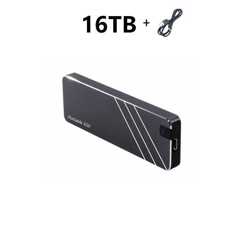 XIAOMI Portable SSD Type-C/USB3.1 External Mobile Solid State Drive Mini High Speed 2TB 4TB 8TB 16TB Hard Drive Laptop Hard Driv