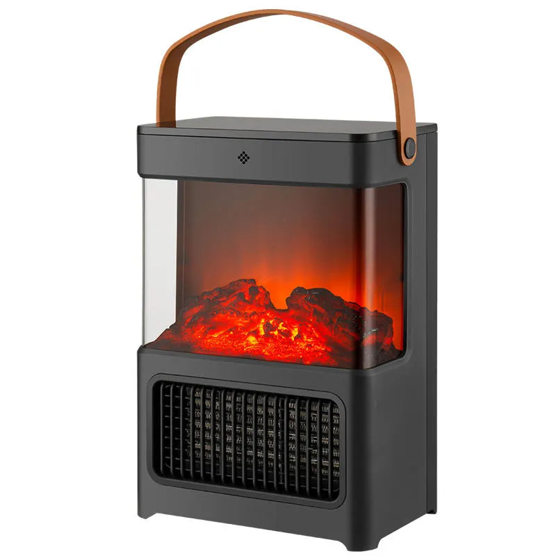 Electric Fireplace Heaters for Indoor Use,2000W Space Heater Fireplace with Realistic Flame, Portable Fireplace Heater