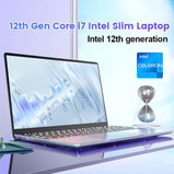 12th Gen Gaming Computer Intel i9 10880H i7-1255U i5-1240P 15.6'' FHD DDR4 NVMe SSD Metal Ultrabook Portable Laptop For Business