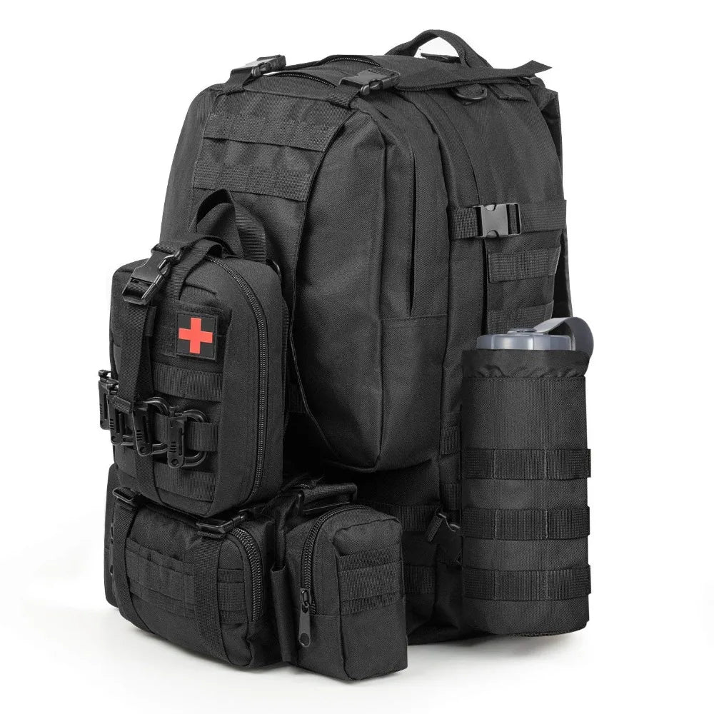 Tactical Waist Pack Camping Climbing Bag Black Emergency Case Outdoor Water First Aid Kits Travel Oxford Cloth