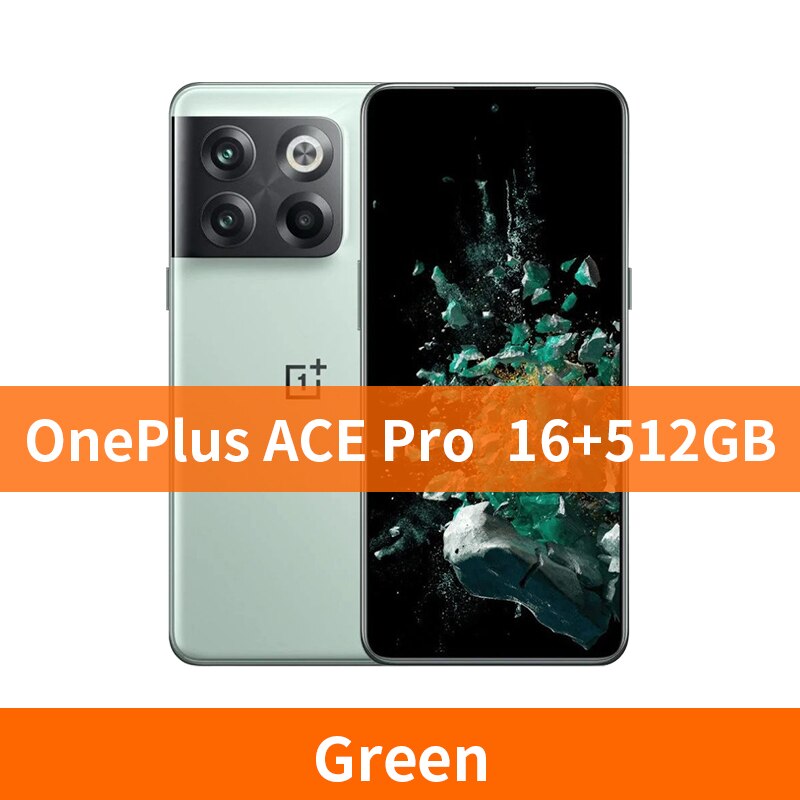 Global Rom OnePlus Ace Pro 5G Smartphone 150W Supervooc Charge 4800mAh 6.7'' Cellphones 120Hz AMOLED Display 50MP Triple Camera