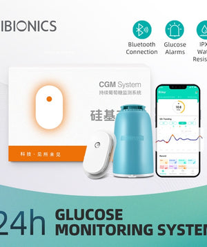 Sibionics Blood Glucose Meter 24h Real Time Monitoring Tester Diabetes Suger Sensor Health Monitors For Home Scanner Finger-Free