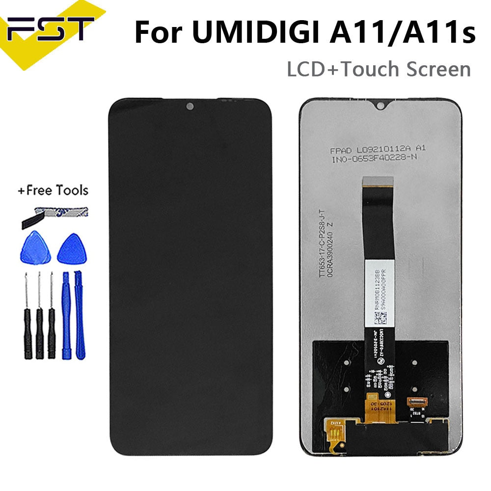 6.53"Original UMIDIGI A11 LCD Display and Touch Screen Digitizer Assembly for UMIDIGI A11s A11 Pro Max A11Pro 6.8" LCD Sensor
