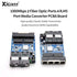 5pcs Gigabit placa metro fibra 20KM 2 Fiber 4RJ45 PCBA Board SC Connector Single Ethernet Optical Fiber Switch Mode 10/100/1000M