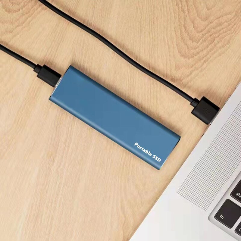 Portable 1TB SSD Mobile External Hard Drive Type-C USB 3.1 High Speed 500GB External Storage Hard Disks for Laptops Windows Mac