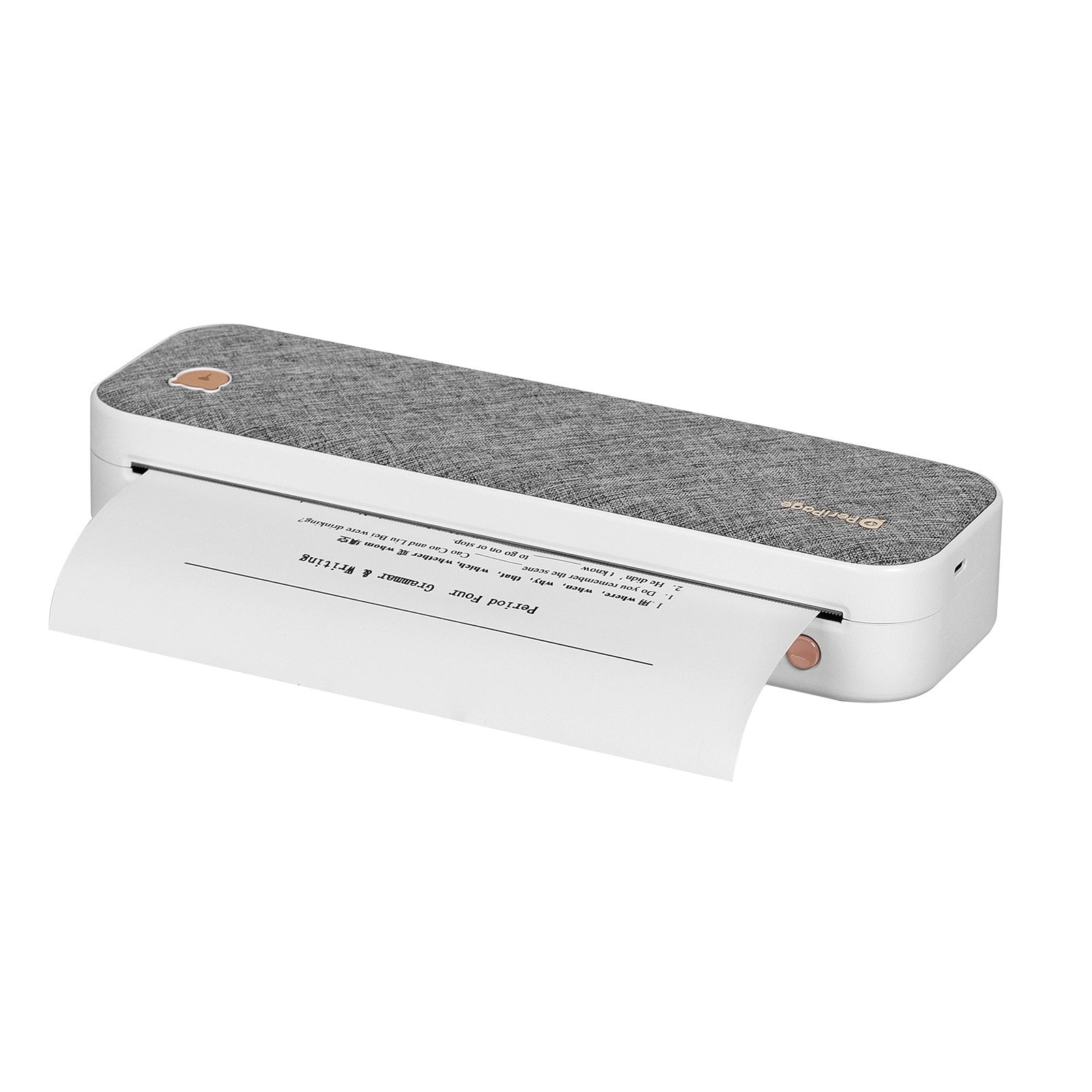 Peripage A4 Mini Portable Printer Thermal Wireless HD Bluetooth Printer For Mobile Ink-Less A4 Paper Mobile Phone Printer Office