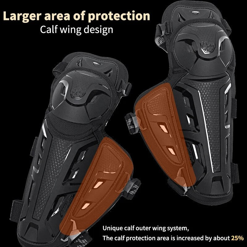 SCOYCO Motorcycle Protector K26H26 Knee Elbow Protector 4/PCS TPU Material Anti Fall Collision Protector CE Protector