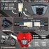 PowerZone Motorcycle LED Headlight Headlamp Supermoto Fairing For GASGAGS  EC MC Universal Light