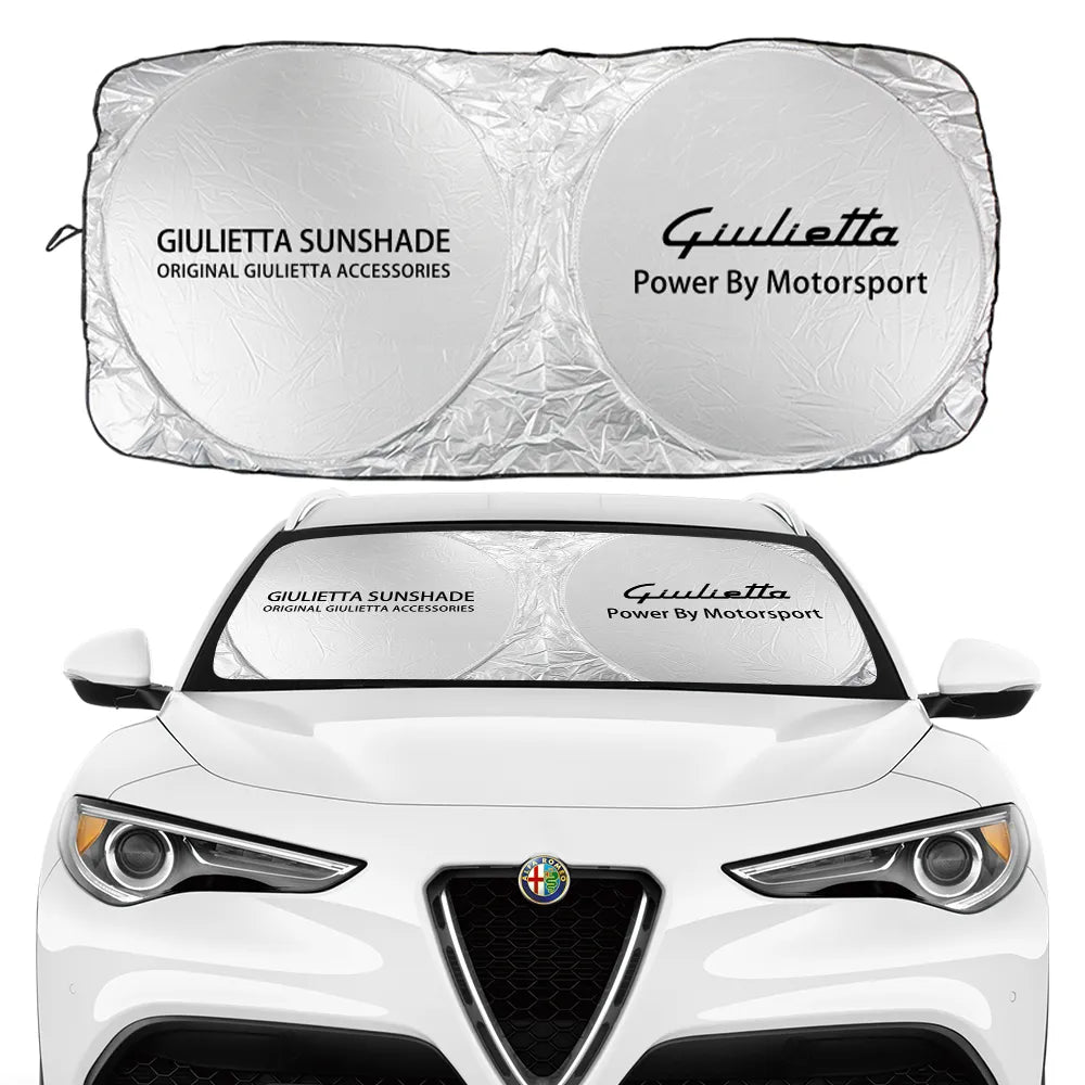 For Alfa Romeo Giulietta 940 2010-2014 2015-2022 Auto Accessories Car Windshield Cover Folding Sunshade UV Protection Shield