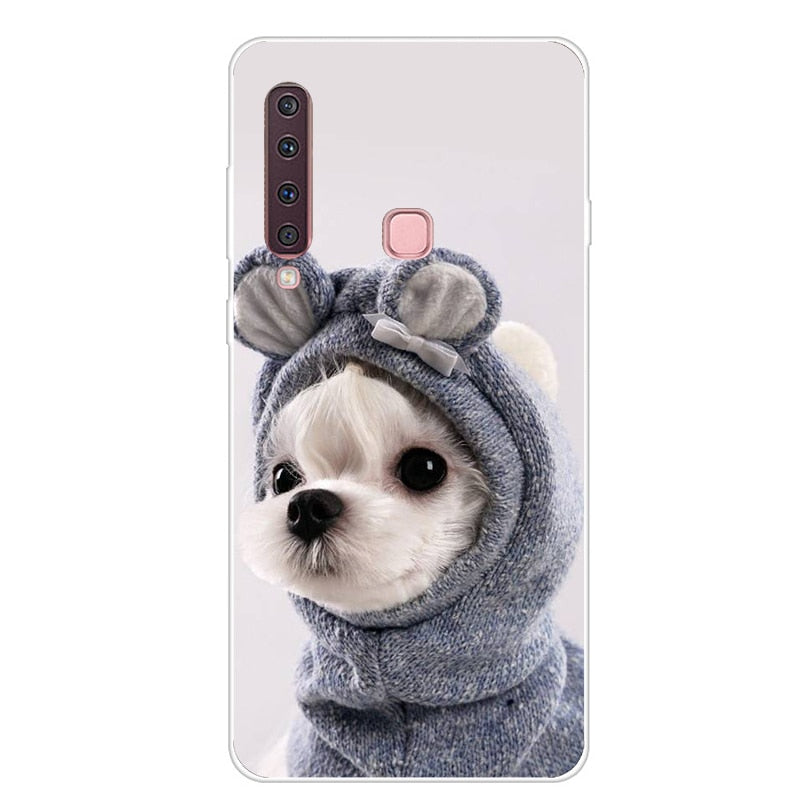 Case For Samsung Galaxy A9 2018 Coque Cute Cartoon SM-A920F Soft Silicone Phone Case For Samsung A9 A 9 2018 A920F Fundas Covers