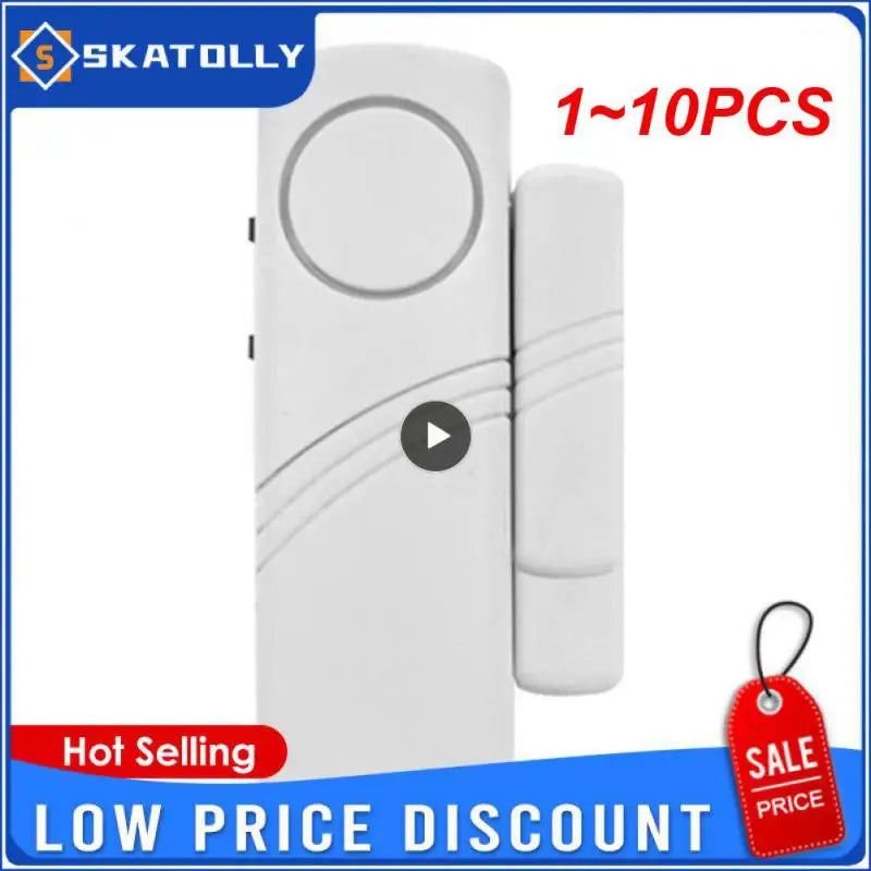 1~10PCS New Longer Door Window Wireless Burglar Alarm With Magnetic Sensor Home Safety Wireless Longer System Security Device