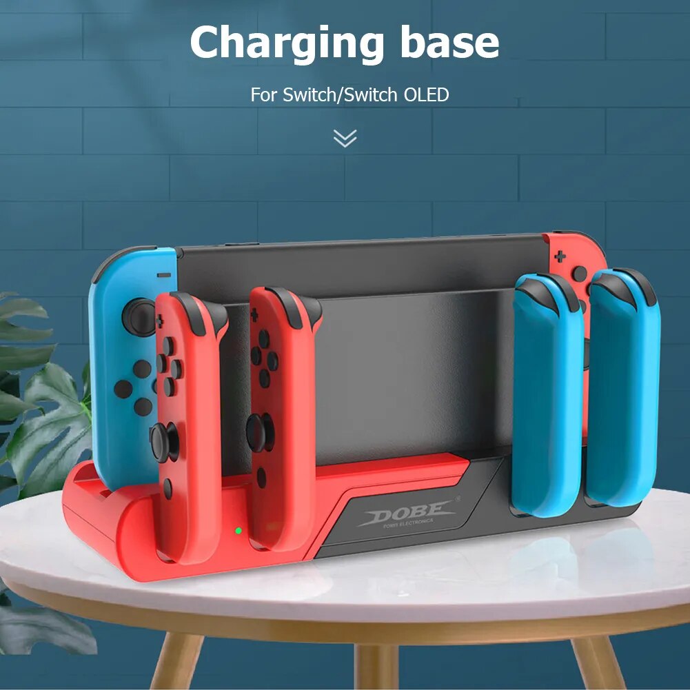 For Joy Con Charger Dock Stand Station Holder for Nintendo Switch OLED for NS Game Controller Gamepad Dock Charging Base Stand
