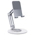 Kimdoole Metal 360° Rotating Tablet Holder Stand Use for Ipad Laptop Cellphone Smartphone Mobile Phones Telephone Reader