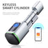 Euro Profile Lock Body Compatible Electronic Cylinder Tuya BLE APP Remote Unlock DIY Installation Keyless Fingerprint Smart Key