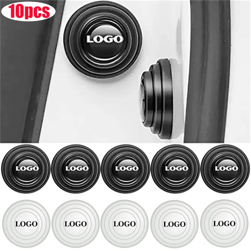 10pcs/lot Car Shock Absorber Gaskets Anti-collision Pad Car Door Protection Sticker Soundproof Mat Auto Accessories For All Car