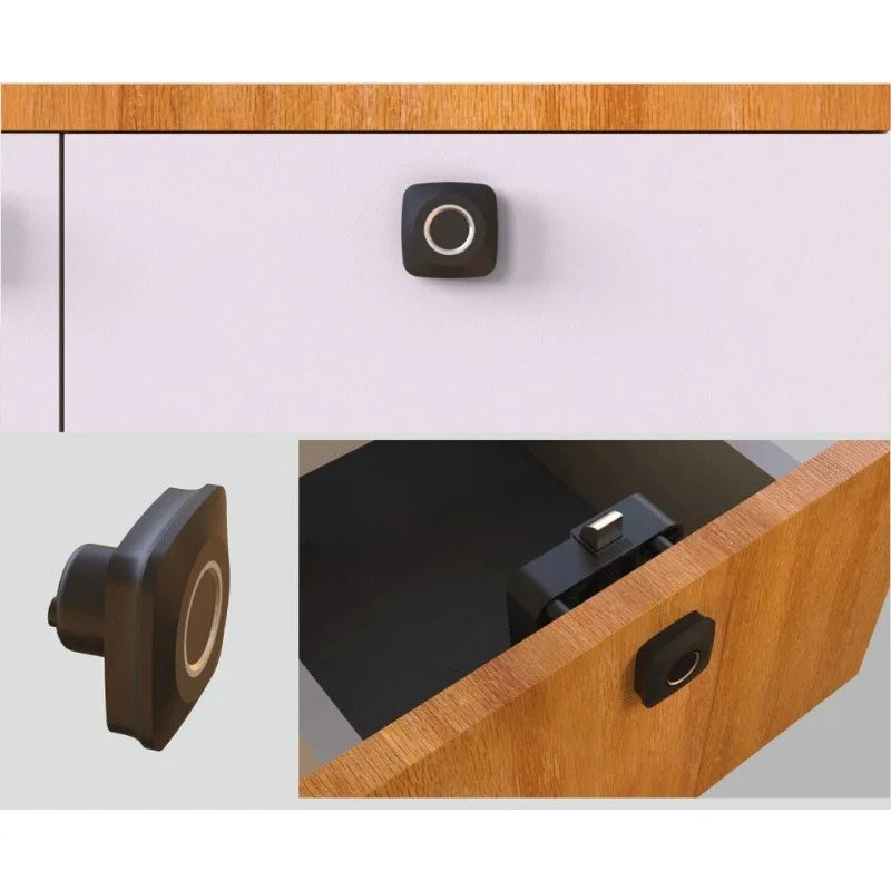 Fingerprint Lock Smart Cabinet Locks Biometric Keyless Furniture Drawer Cabinet Wardrobe Fingerprint Locks for Drawer Cabinet