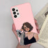 For Samsung Galaxy A33 5G Case Fashion Cute Daisy Girl SunFlower Soft TPU Phone Back Cover for Coque Samsung A33 A 33 Funda Capa