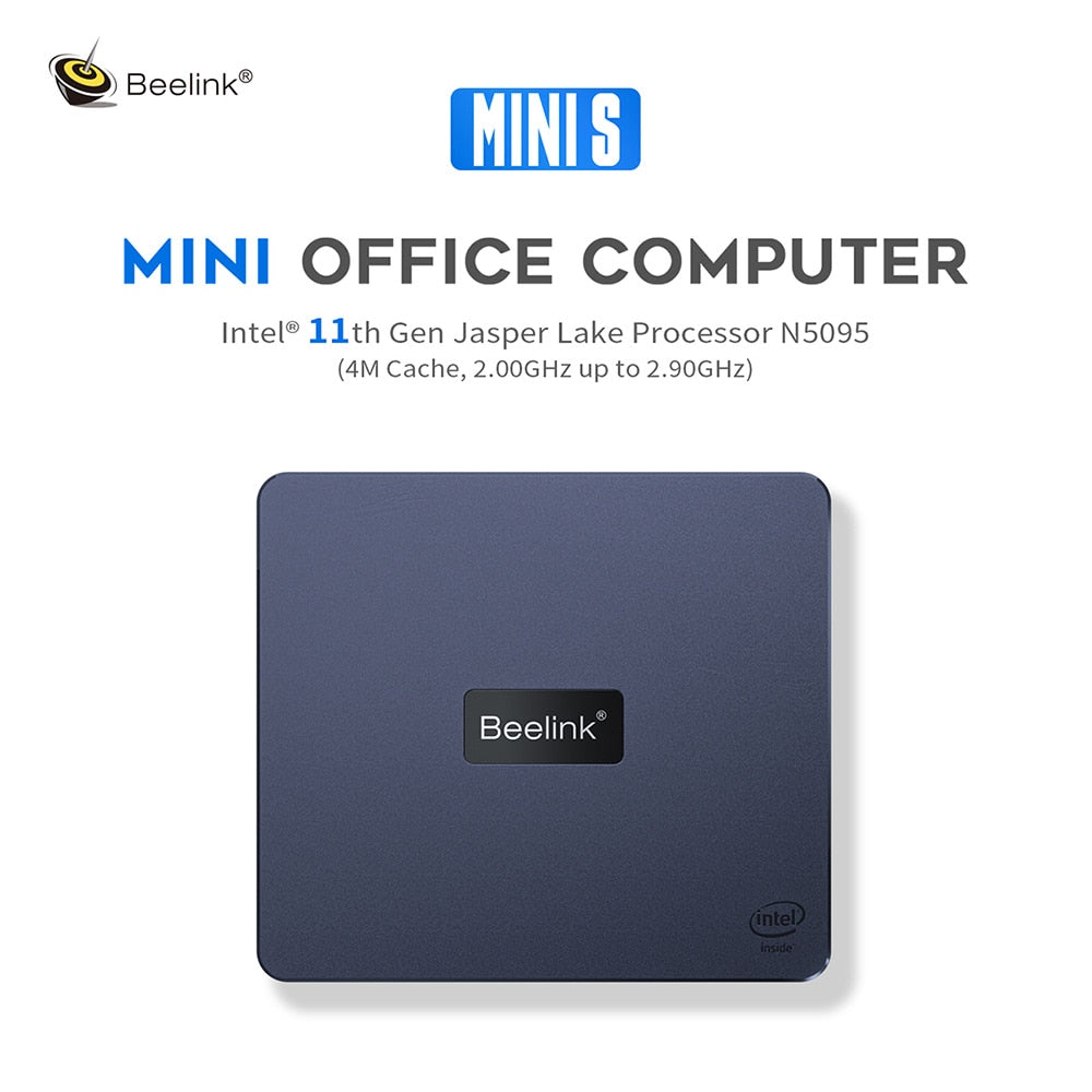 Beelink Mini S12 Pro Intel 12th N100 Intel 11th N5095 Mini PC Win 11 8GB 128GB 256G SSD N95 Desktop Gaming Computer VS GK3V