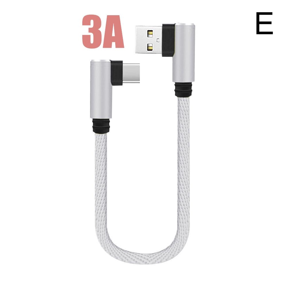 25cm 3A USB Type C Charging Cable USB to Type C Short Charging Cable Micro USB C Phone Charger Cabel For Samsung Huawei iPhone