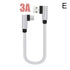 25cm 3A USB Type C Charging Cable USB to Type C Short Charging Cable Micro USB C Phone Charger Cabel For Samsung Huawei iPhone