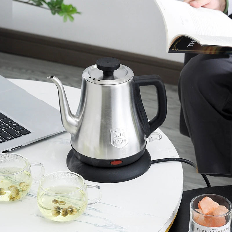1.2L 220V Electric Espresso Pots 304 Stainless Steel Coffee Pot Automatic Power Failure Kettle Odorless Make Tea Coffeeware