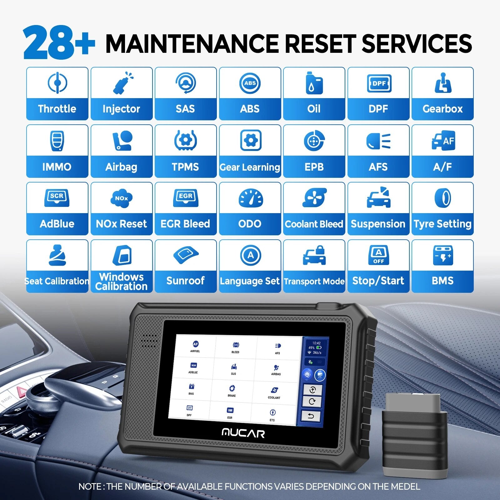 MUCAR VO6 OBD2 Scanner Auto Full System 28 Maintenance Reset WIFI Update Action Test Profession Car Diagnostics Tool